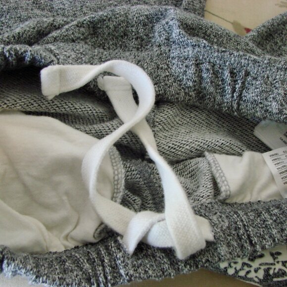 Roots Original Shorts Gray Salt and Pepper Sweat Track Shorts Size XXS Small - Picture 5 of 15